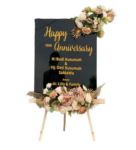 Papan Bunga Akrilik Banyu Biru