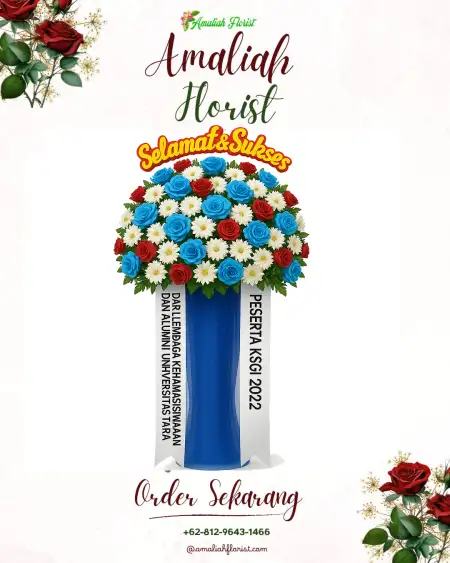 Standing Flowers Banyu Biru